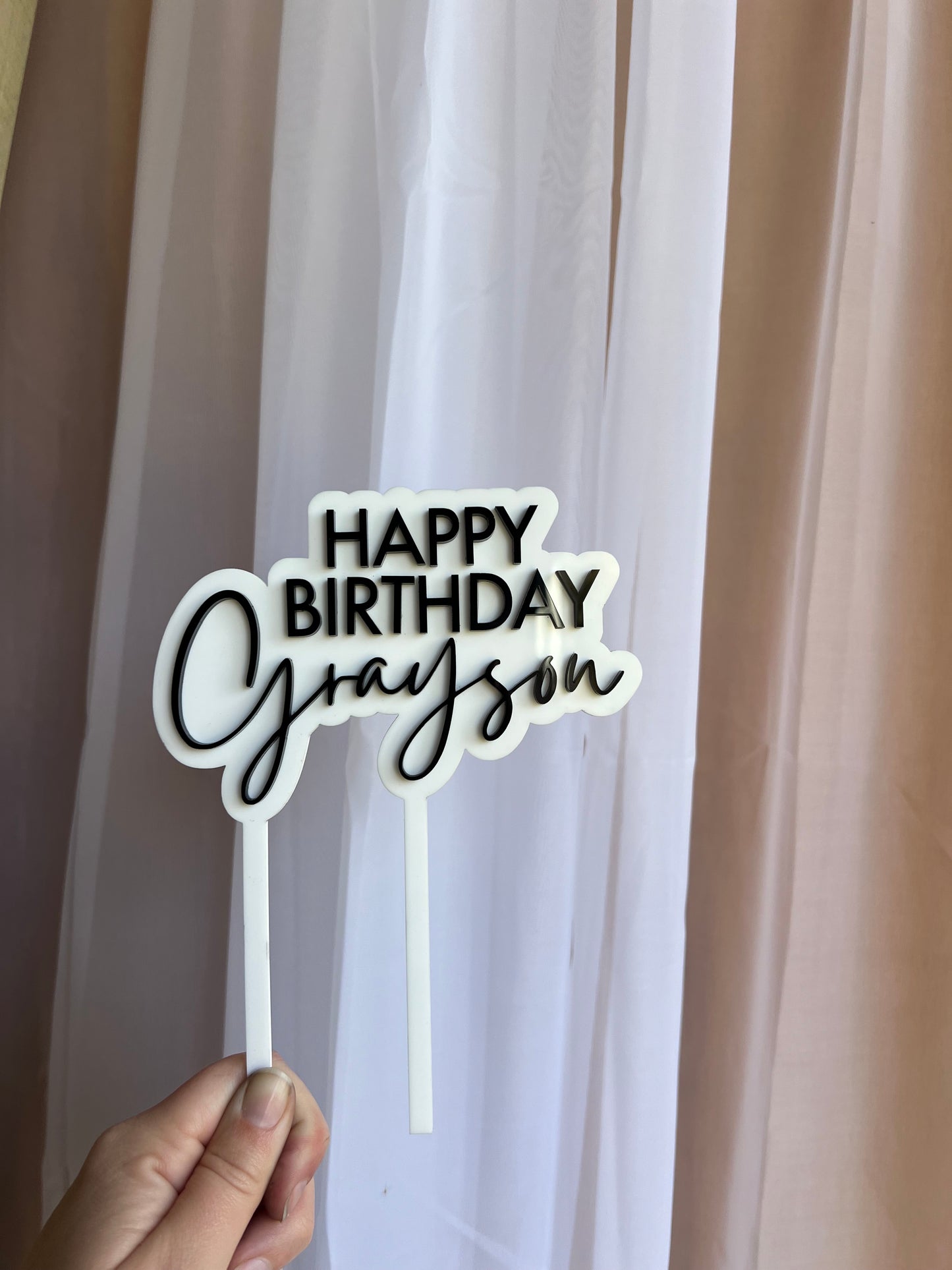 CUSTOM cake topper